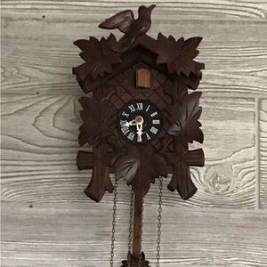 Stunning Miniature West German Cuckoo Clock